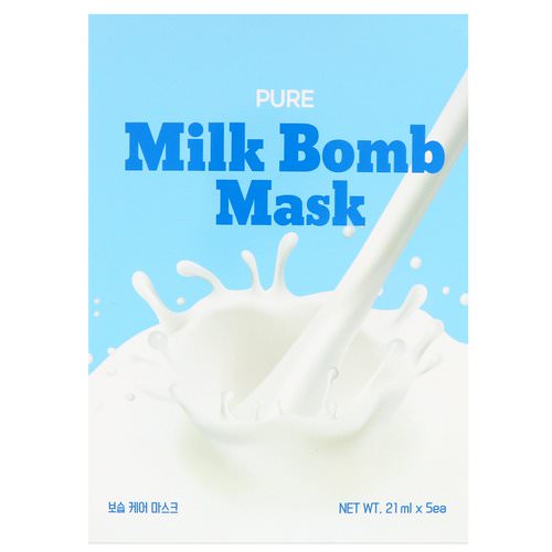 G9skin, Pure Milk Bomb Mask, 5 Masks, 21 ml Each Review