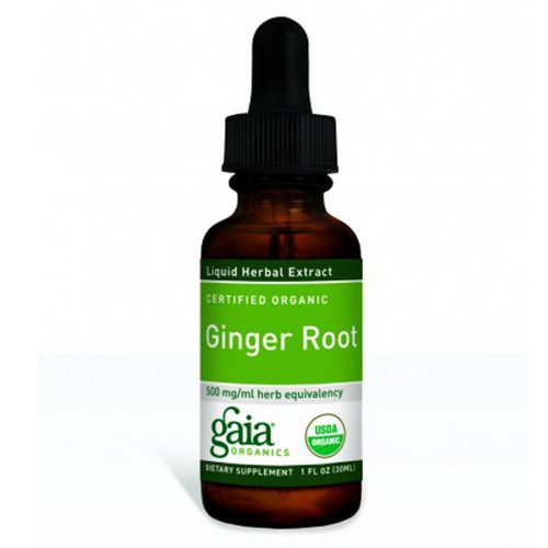 Gaia Herbs, Certified Organic, Ginger Root, 1 fl oz (30 ml) Review