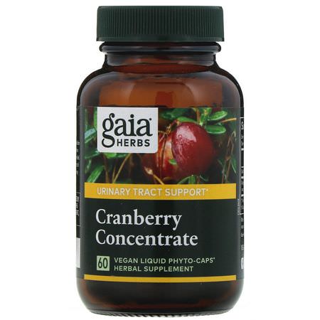 Gaia Herbs, Cranberry, Bladder Formulas