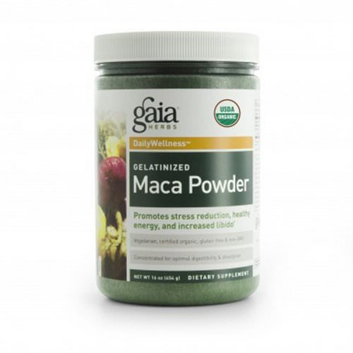 Gaia Herbs, Gelatinized Maca Powder, 16 oz (454 g) Review