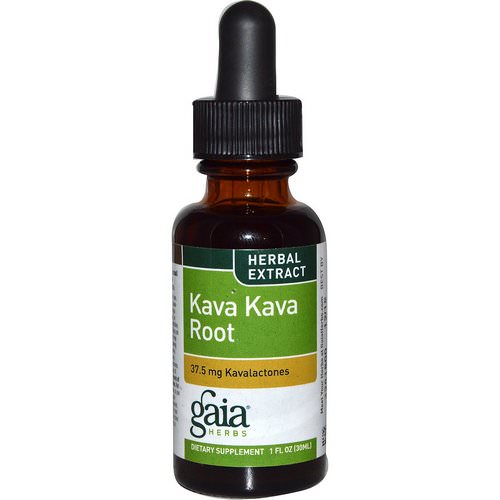 Gaia Herbs, Kava Kava Root, Herbal Extract, 1 fl oz (30 ml) Review