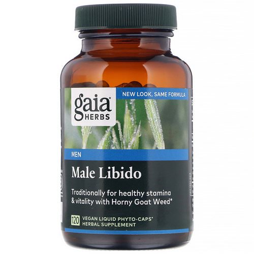 Gaia Herbs, Men, Male Libido, 120 Vegan Liquid Phyto-Caps Review