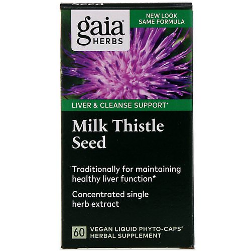 Gaia Herbs, Milk Thistle Seed, 60 Vegan Liquid Phyto-Caps Review