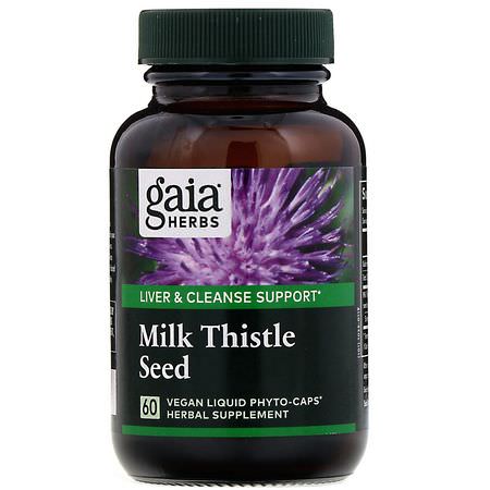 Gaia Herbs, Milk Thistle Silymarin, Liver Formulas