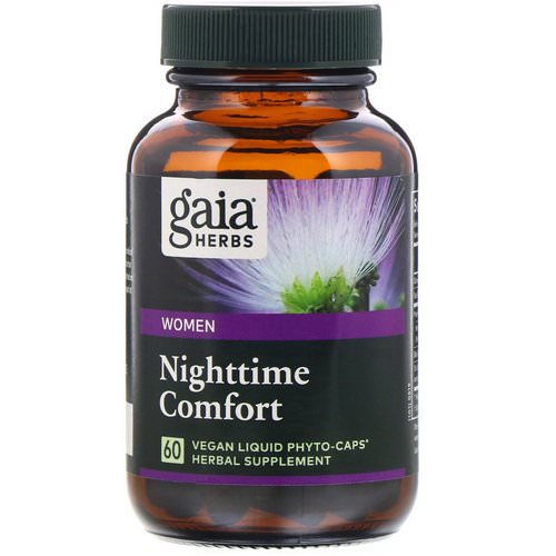 Gaia Herbs, Nighttime Comfort for Women, 60 Vegan Liquid Phyto-Caps Review