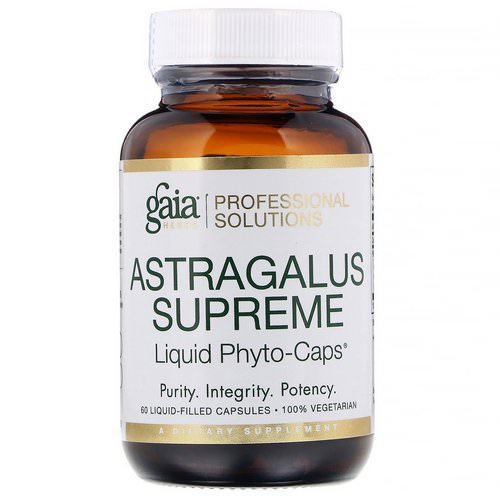 Gaia Herbs Professional Solutions, Astragalus Supreme, 60 Liquid-Filled Capsules Review
