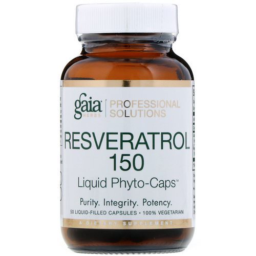 Gaia Herbs Professional Solutions, Resveratrol 150, 50 Liquid-Filled Capsules Review