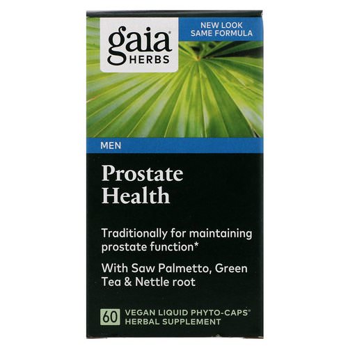 Gaia Herbs, Prostate Health, 60 Vegan Liquid Phyto-Caps Review