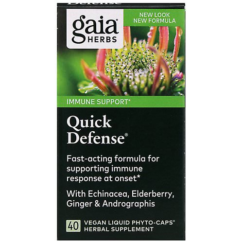 Gaia Herbs, Quick Defense, 40 Vegan Liquid Phyto-Caps Review
