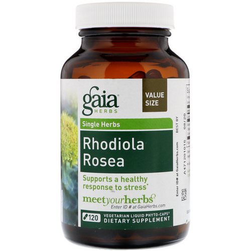 Gaia Herbs, Rhodiola Rosea, 120 Veggie Liquid Phyto-Caps Review