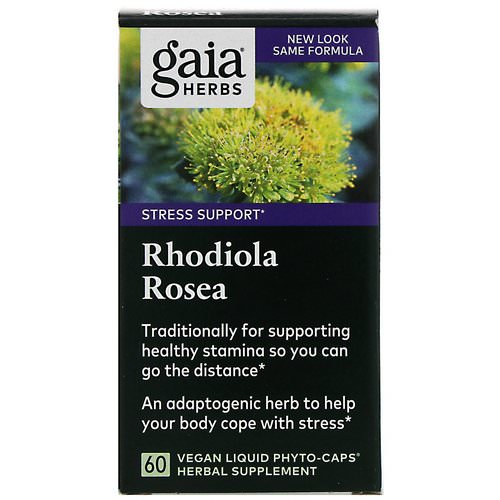 Gaia Herbs, Rhodiola Rosea, 60 Vegan Liquid Phyto-Caps Review