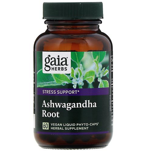 Gaia Herbs, Ashwagandha Root, 60 Vegan Liquid Phyto-Caps Review