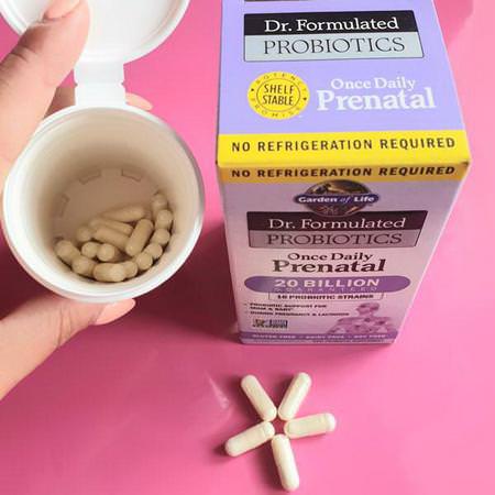 Garden of Life, Dr. Formulated Probiotics, Once Daily Prenatal, 30 Veggie Caps Review