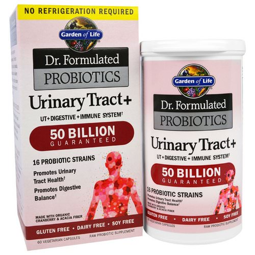 Garden of Life, Dr. Formulated Probiotics, Urinary Tract+, 60 Veggie Caps Review