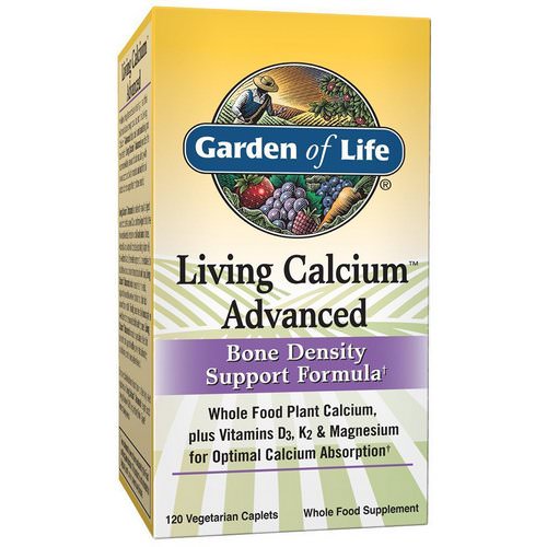 Garden of Life, Living Calcium Advanced, 120 Caplets Review