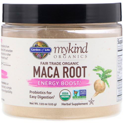 Garden of Life, MyKind Organics, Fair Trade Organic Maca Root, Energy Boost, 7.93 oz (225 g) Review