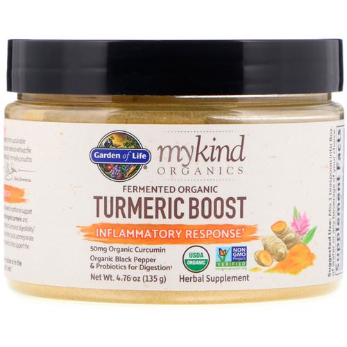 Garden of Life, MyKind Organics, Fermented Organic Turmeric Boost, Inflammatory Response, 4.76 oz (135 g) Review