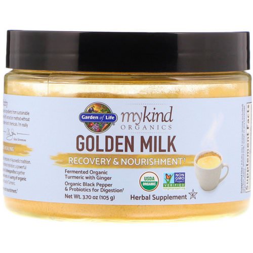 Garden of Life, MyKind Organics, Golden Milk, Recovery & Nourishment, 3.70 oz (105 g) Review