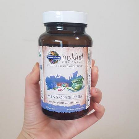 Garden of Life, MyKind Organics, Men's Once Daily, Whole Food Multivitamin, 60 Vegan Tablets Review