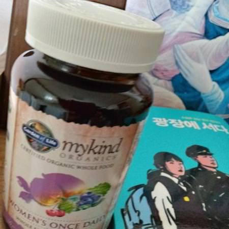 Garden of Life, MyKind Organics, Women's Once Daily, 60 Vegan Tablets Review