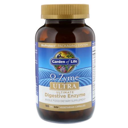 Garden of Life, Digestive Enzyme Formulas