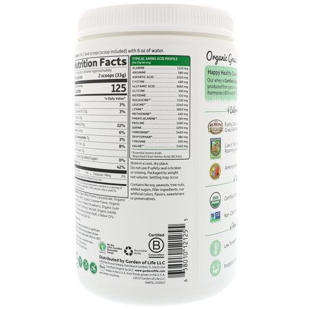 Garden of Life, Whey Protein Concentrate
