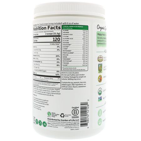Garden of Life, Whey Protein Concentrate