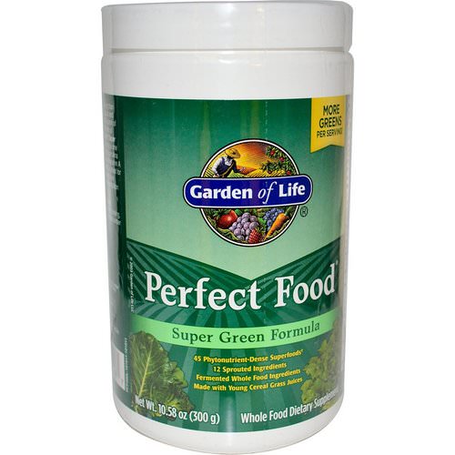 Garden of Life, Perfect Food Super Green Formula, 10.58 oz (300 g) Review