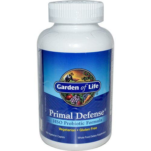 Garden of Life, Primal Defense, HSO Probiotic Formula, 180 Vegetarian Caplets Review