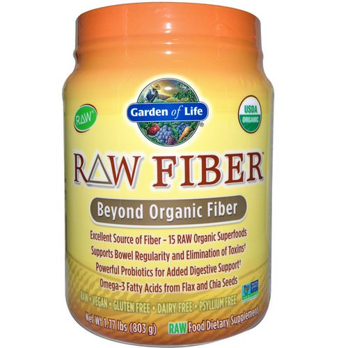 Garden of Life, RAW Fiber, Beyond Organic Fiber, 1.77 lbs (803 g) Review