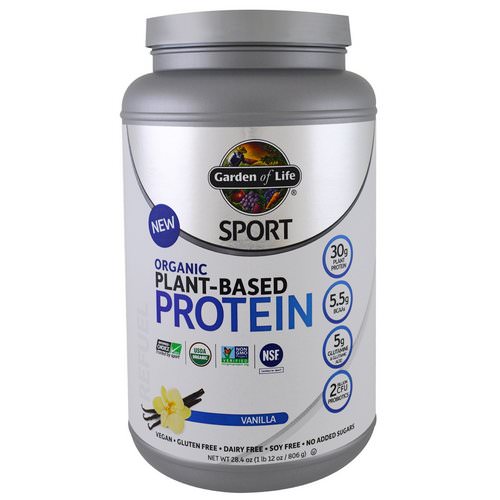 Garden of Life, Sport, Organic Plant-Based Protein, Refuel, Vanilla, 1.7 lbs (806 g) Review