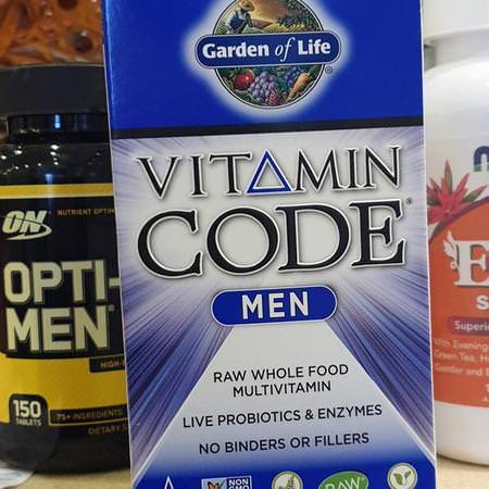 Garden of Life, Men's Multivitamins