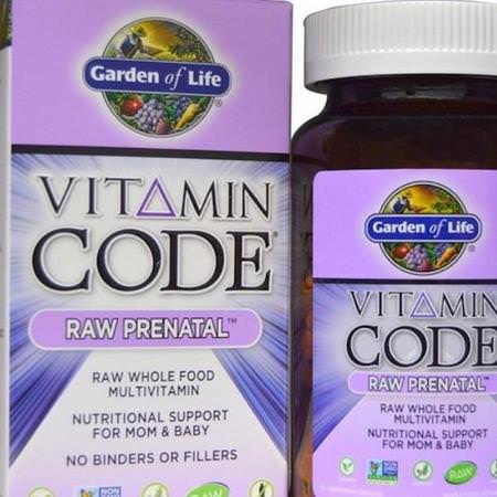 Garden of Life, Vitamin Code, Raw Prenatal, 180 Vegetarian Capsules Review