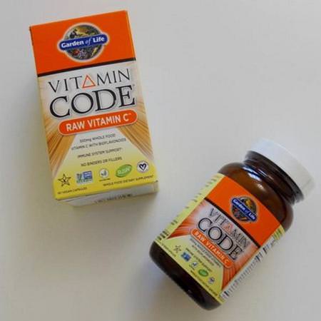 Garden of Life, Vitamin C, Cold, Cough, Flu