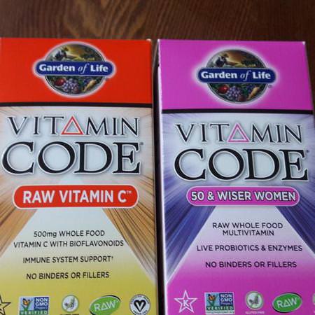 Garden of Life, Vitamin Code, Raw Vitamin C, 60 Vegan Capsules Review