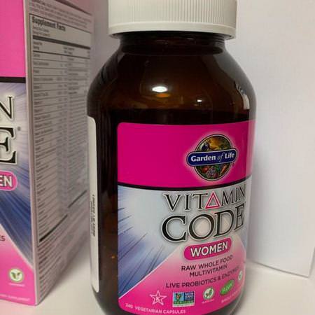 Vitamin Code, Women, Raw Whole Food Multivitamin