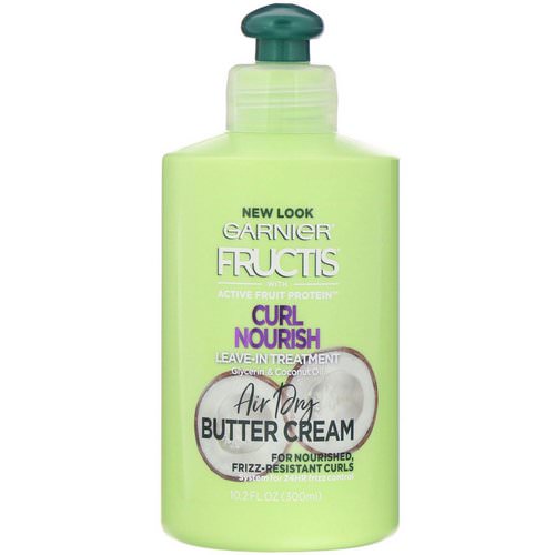 Garnier, Fructis, Curl Nourish, Leave in Treatment, Air Dry Butter Cream, 10.2 fl oz (300 ml) Review