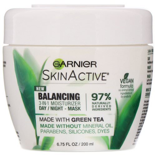 Garnier, SkinActive, Balancing 3-in-1 Face Moisturizer with Green Tea, 6.75 fl oz (200 ml) Review