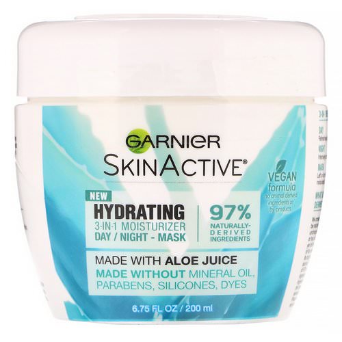 Garnier, SkinActive, Hydrating 3-in-1 Moisturizer with Aloe Juice, 6.75 fl oz (200 ml) Review