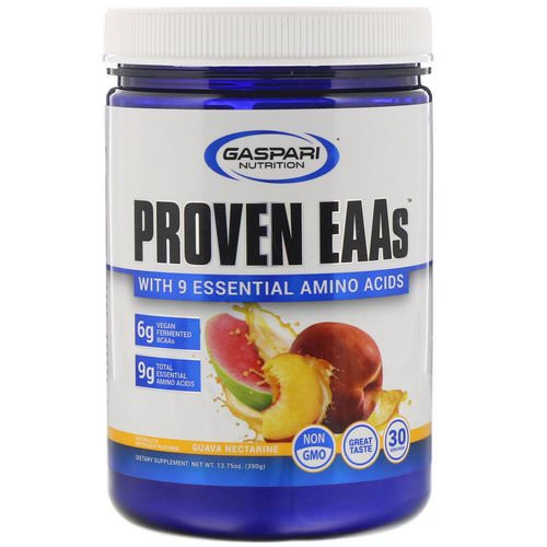 Gaspari Nutrition, Proven EAAs with 9 Essential Amino Acids, Guava Nectarine, 13.75 oz (390 g) Review