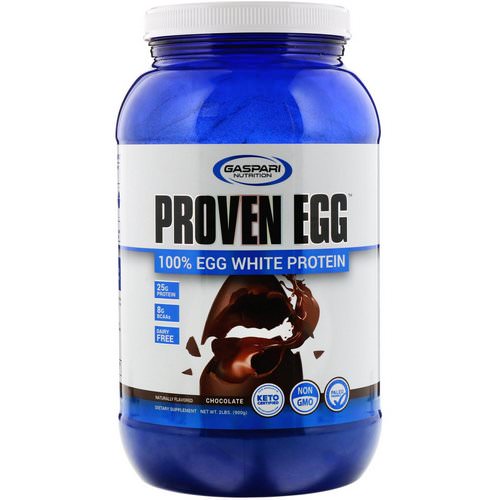 Gaspari Nutrition, Proven Egg, 100% Egg White Protein, Chocolate, 2 lb (900 g) Review