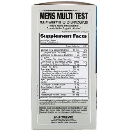 Testosterone, Men's Multivitamins, Men's Health, Supplements