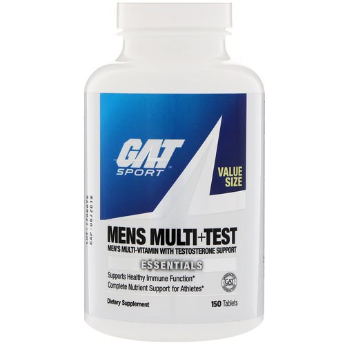 GAT, Mens Multi + Test, 150 Tablets Review