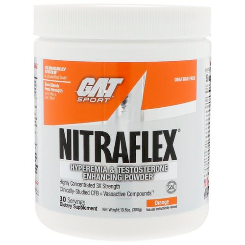 GAT, Nitraflex, Orange, 10.6 oz (300 g) Review