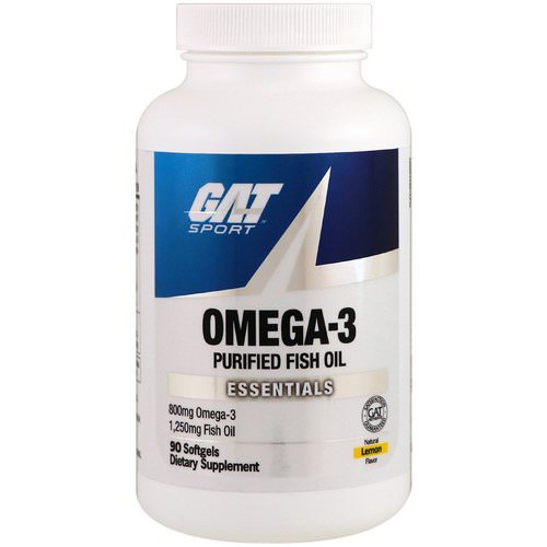 GAT, Omega-3, Lemon, 90 Softgels Review