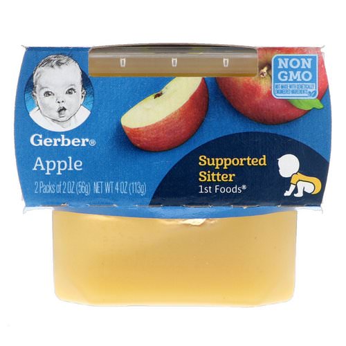 Gerber, 1st Foods, Apple, 2 Pack, 2 oz (56 g) Each Review