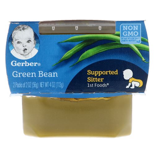 Gerber, 1st Foods, Green Bean, 2 Pack, 2 oz (56 g) Each Review