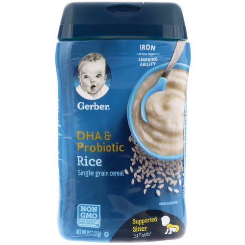 Gerber Baby Hot Cereals Dha&Probiotics