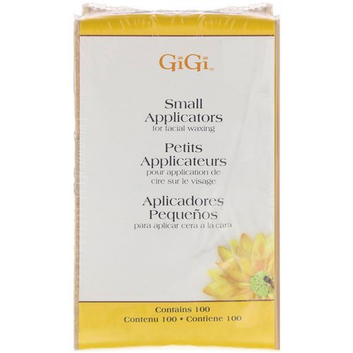 Gigi Spa, Small Applicators for Facial Waxing, 100 Small Applicators Review
