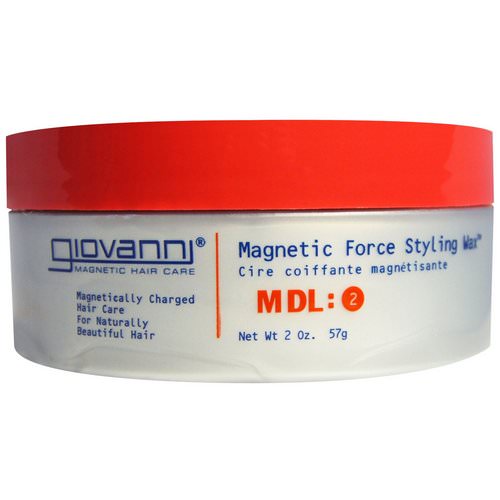 Giovanni, Magnetic Force Styling Wax, MDL: 2, 2 oz (57 g) Review